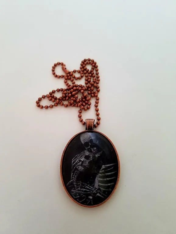 Til Death Cabochon Necklace