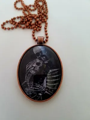 Til Death Cabochon Necklace