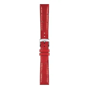 Tissot 16mm PR 100 Red Leather Strap