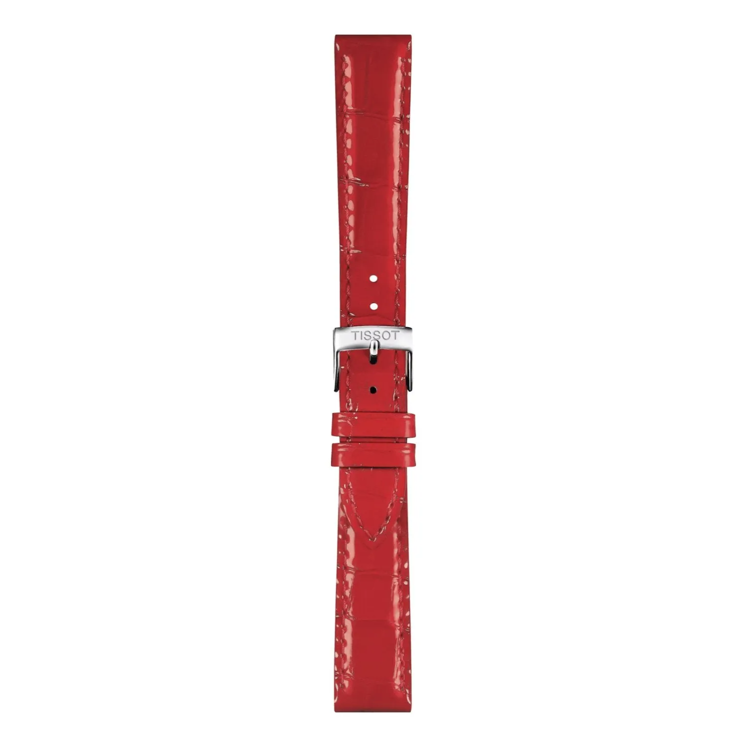 Tissot 16mm PR 100 Red Leather Strap