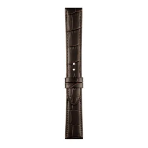 Tissot 18mm Tradition Brown Leather Strap without Buckle