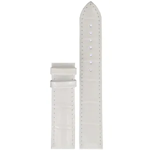 Tissot Strap T610032787 PRC 200 White Leather Strap 19mm