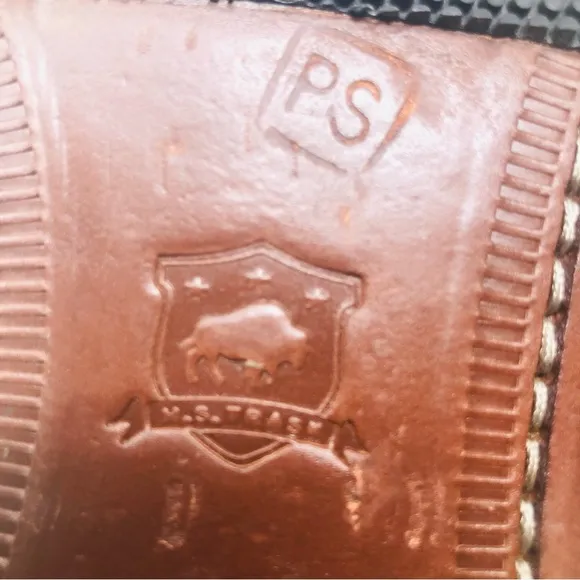 Trask Cap Toe Bison Leather Oxfords