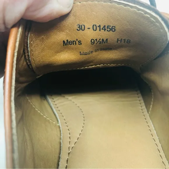 Trask Cap Toe Bison Leather Oxfords