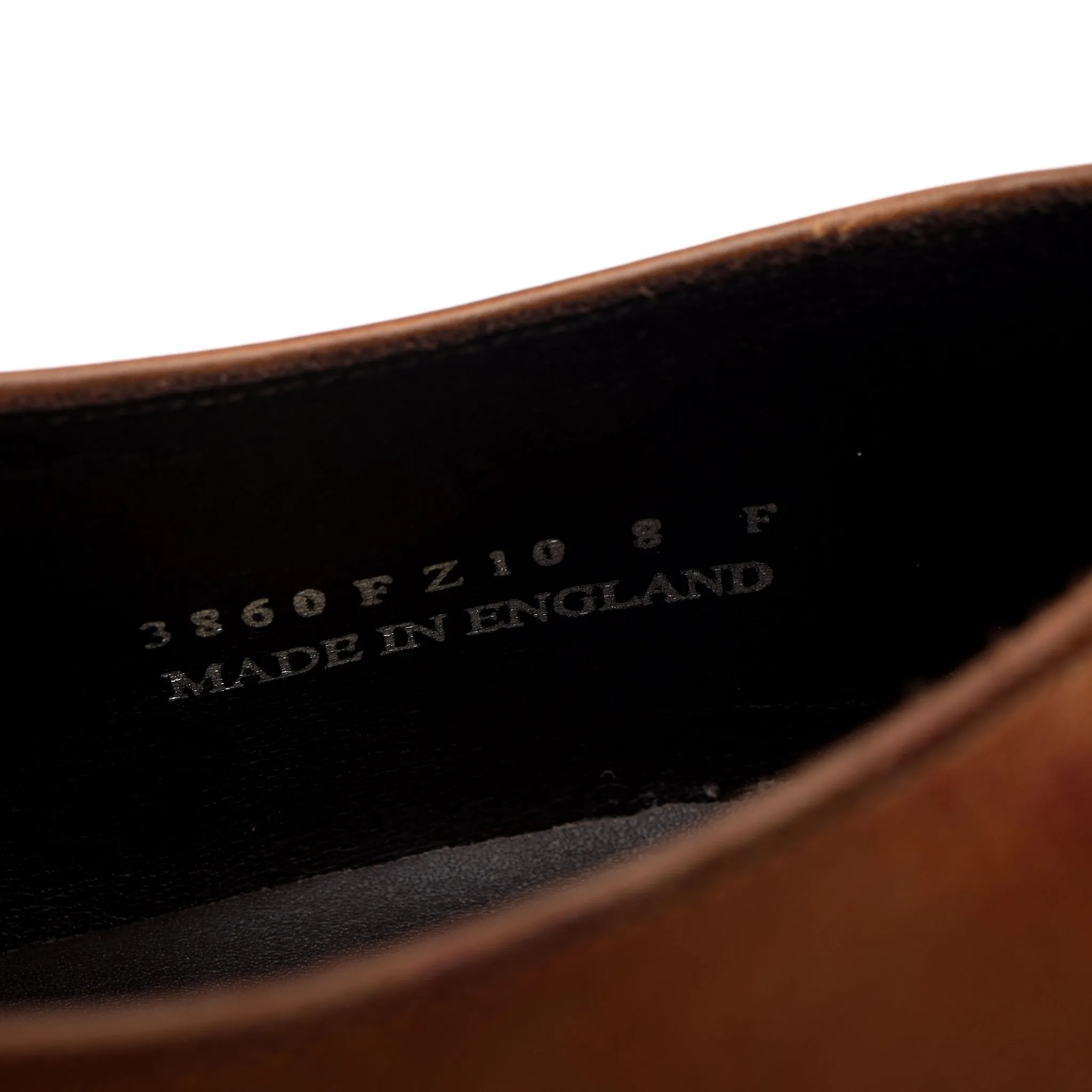 'Turnstall' Brown Leather Double Monk Strap UK 8 F