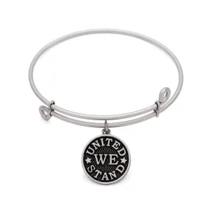 United We Stand, Bangle Antique Silver Color Finish
