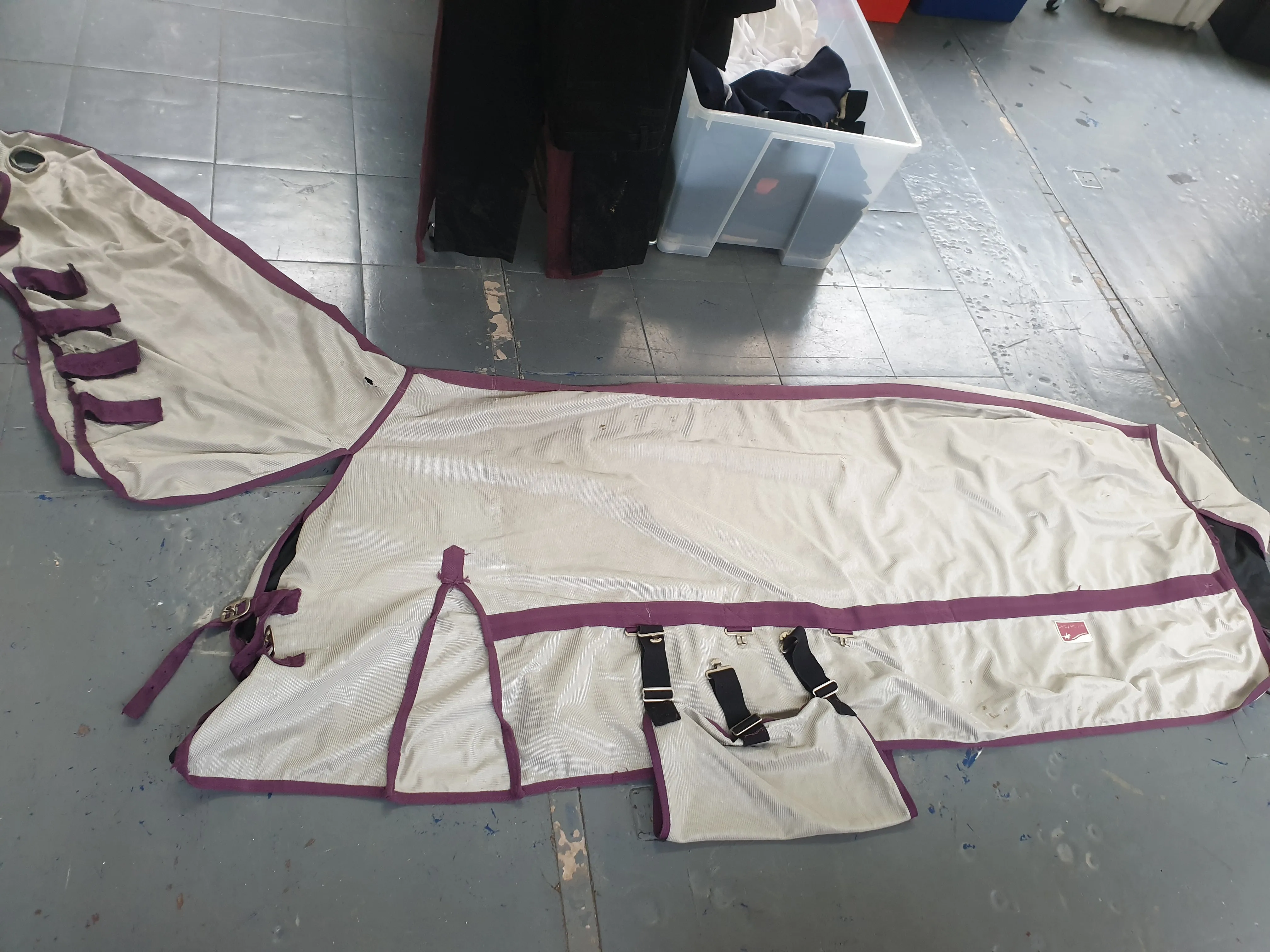 Used 7'3" Derby House Combo fly rug FREE POSTAGE🟢