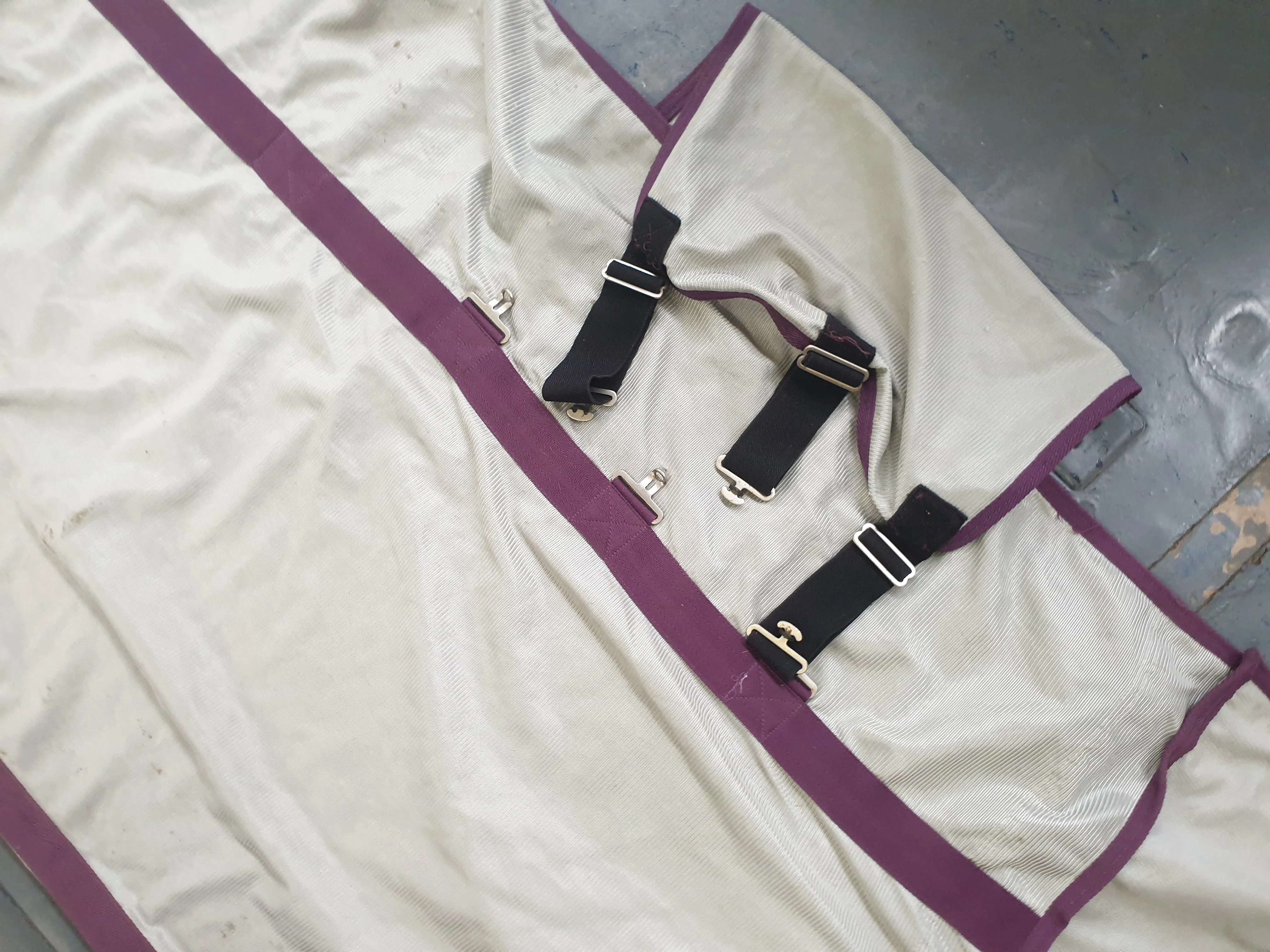 Used 7'3" Derby House Combo fly rug FREE POSTAGE🟢