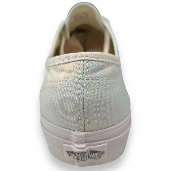Vans Authentic Womens Size 7.5 Bleach Wash Ballad Blue Shoes WORN ONCE!