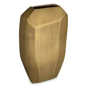 Vase Linos L - Antique Brass Finish