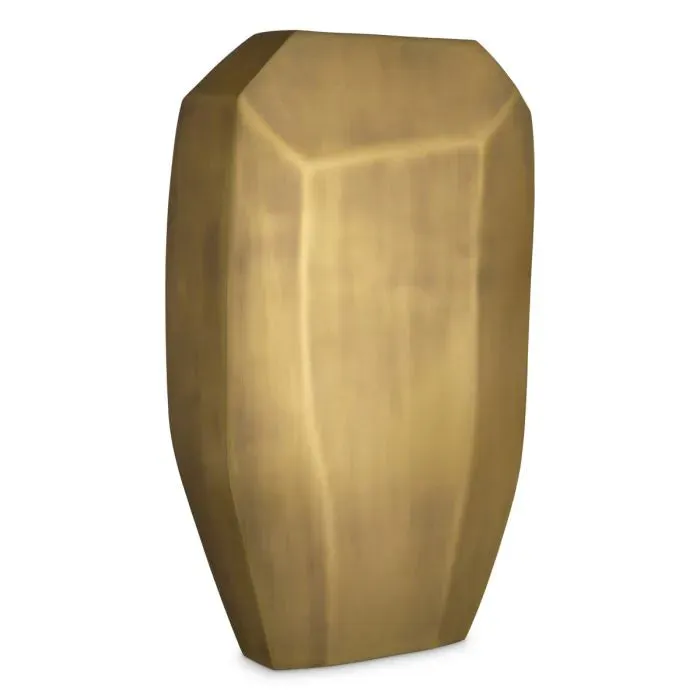 Vase Linos L - Antique Brass Finish