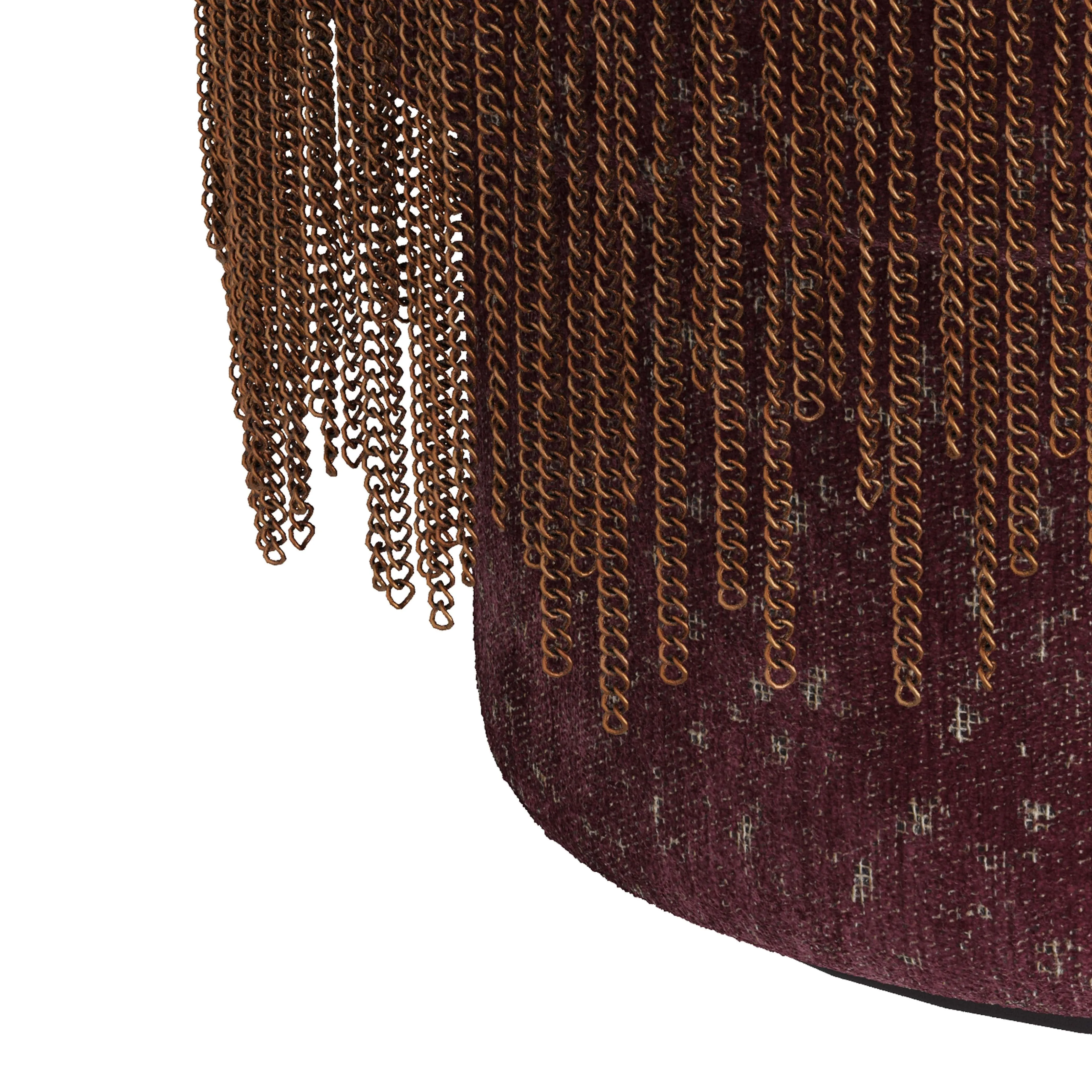 Vin Fringe Ottoman