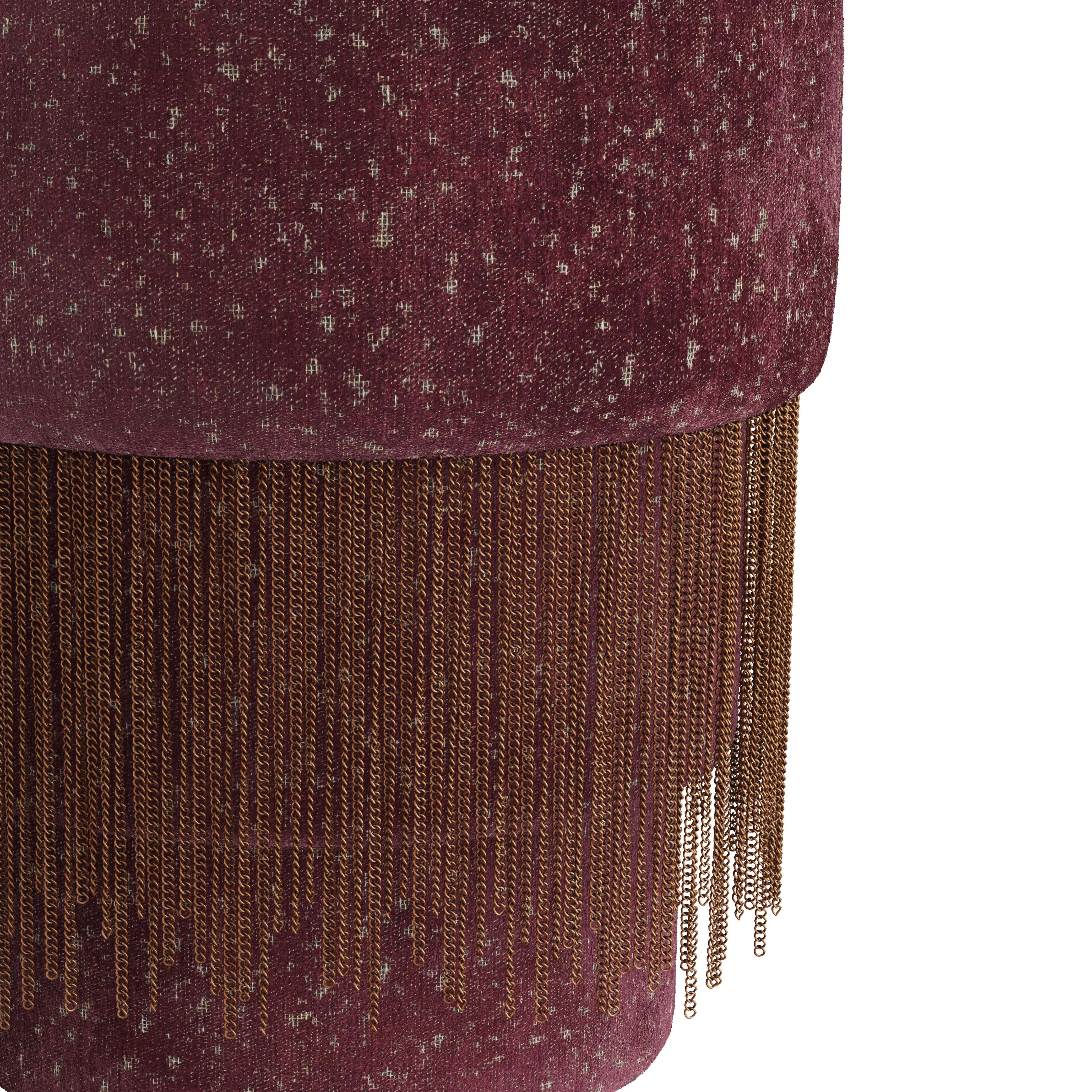 Vin Fringe Ottoman