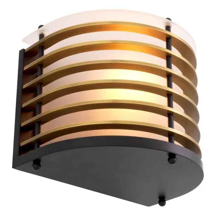 Wall Lamp Logan - Antique Brass Finish