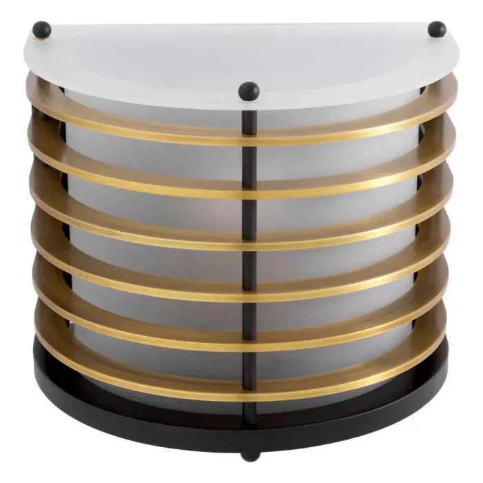 Wall Lamp Logan - Antique Brass Finish