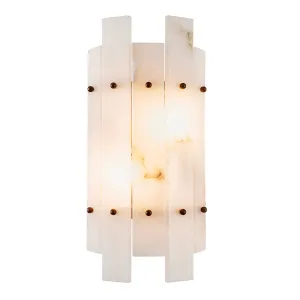 Wall Lamp Ruby - Antique Brass Finish