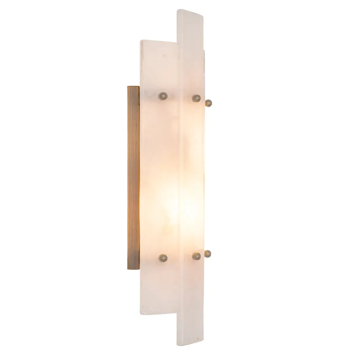 Wall Lamp Ruby - Antique Brass Finish