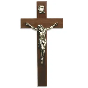 Walnut Crucifix, No Stand