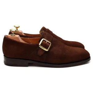'Westbury' Brown Suede Monk Strap UK 8 F