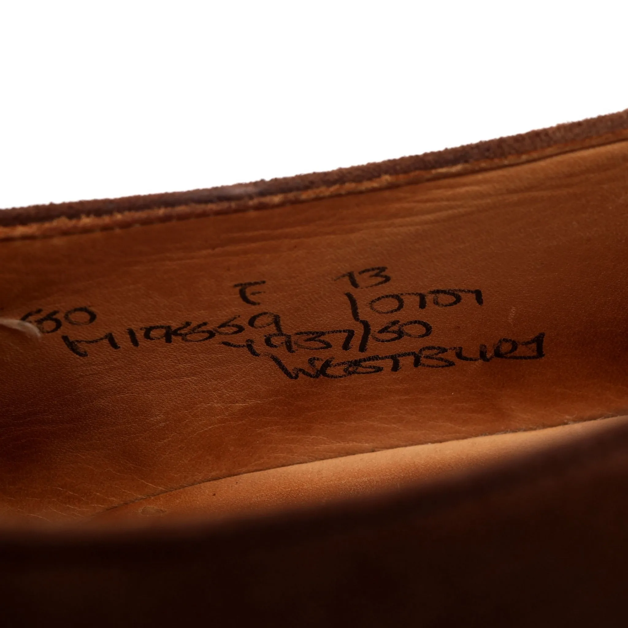 'Westbury' Brown Suede Monk Strap UK 8 F