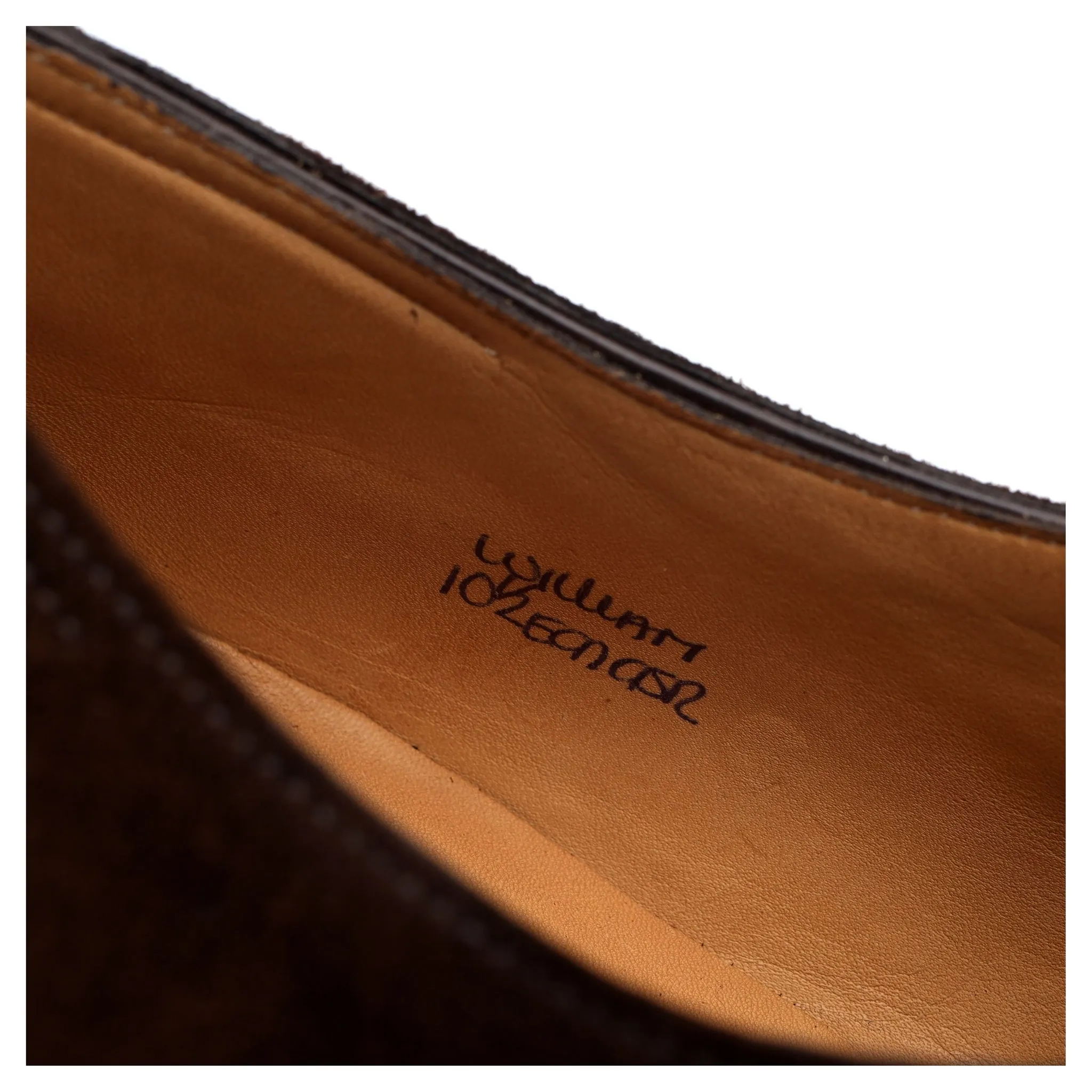 'William' Brown Suede Double Monk Strap UK 10.5 E