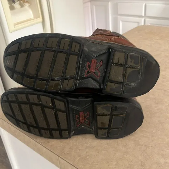 Wolverine Raiders 6 in construction work lace up boots size 10 leather