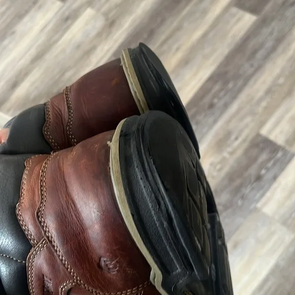 Wolverine Raiders 6 in construction work lace up boots size 10 leather