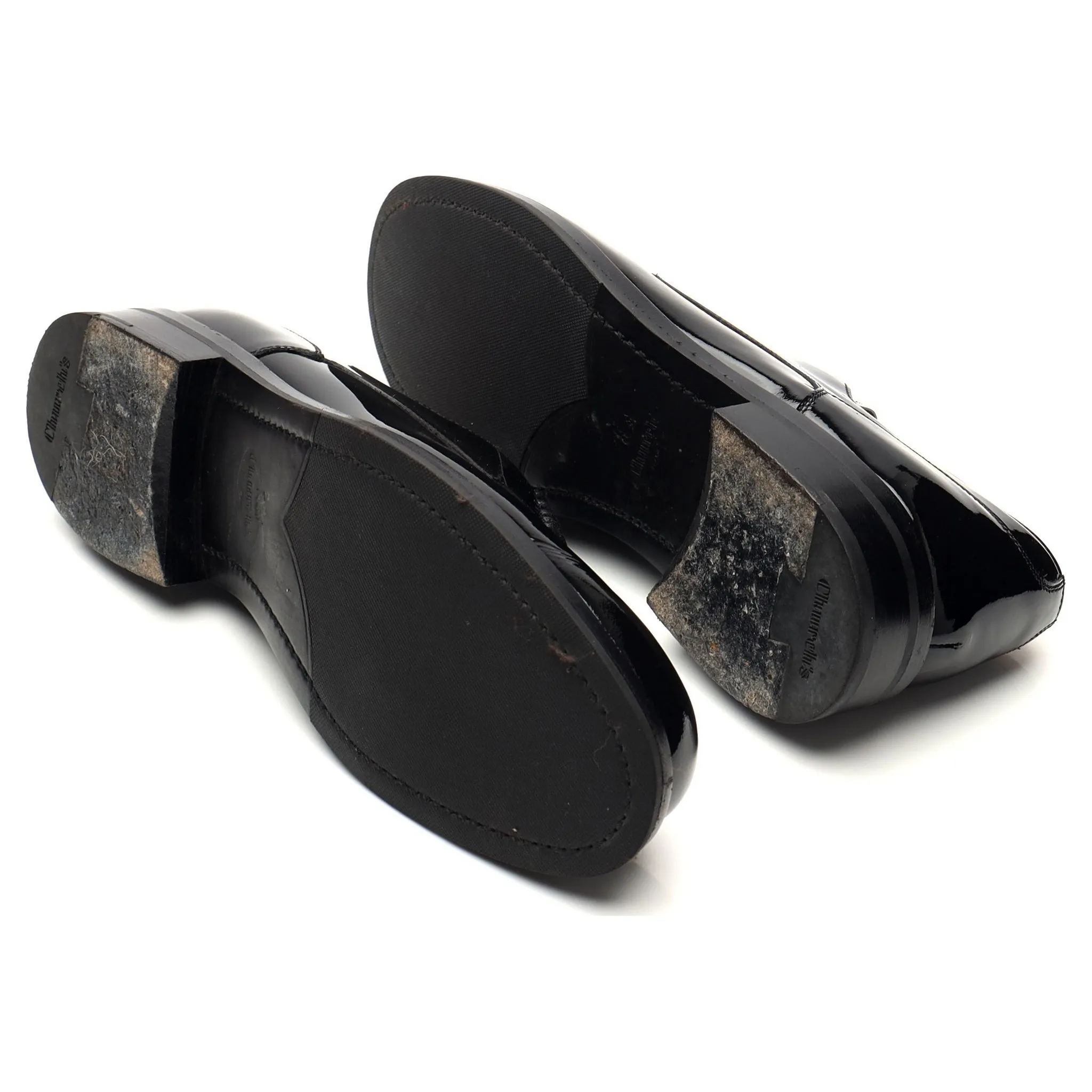 Women's 'Louise' Black Patent Leather Derby UK 4.5 EU 37.5