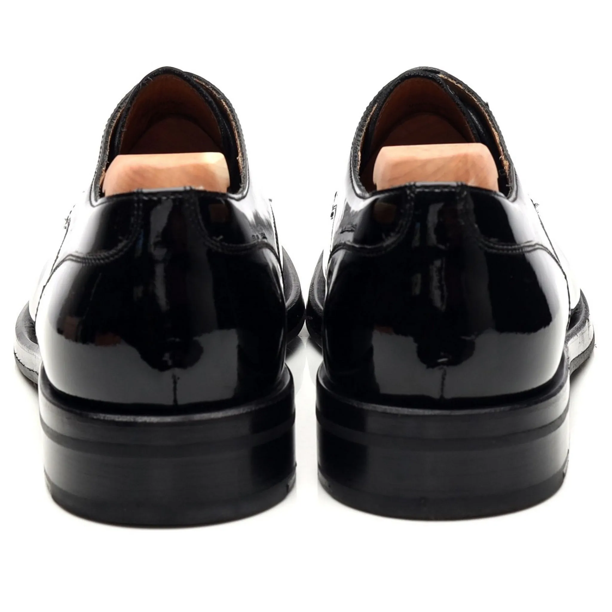 Women's 'Louise' Black Patent Leather Derby UK 4.5 EU 37.5