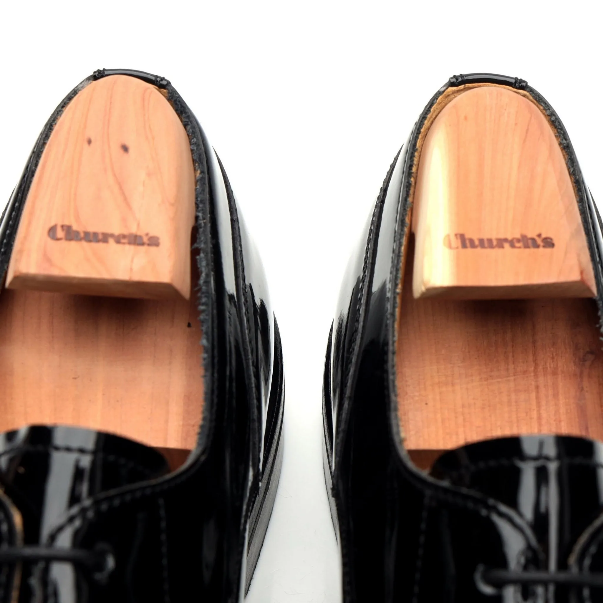 Women's 'Louise' Black Patent Leather Derby UK 4.5 EU 37.5