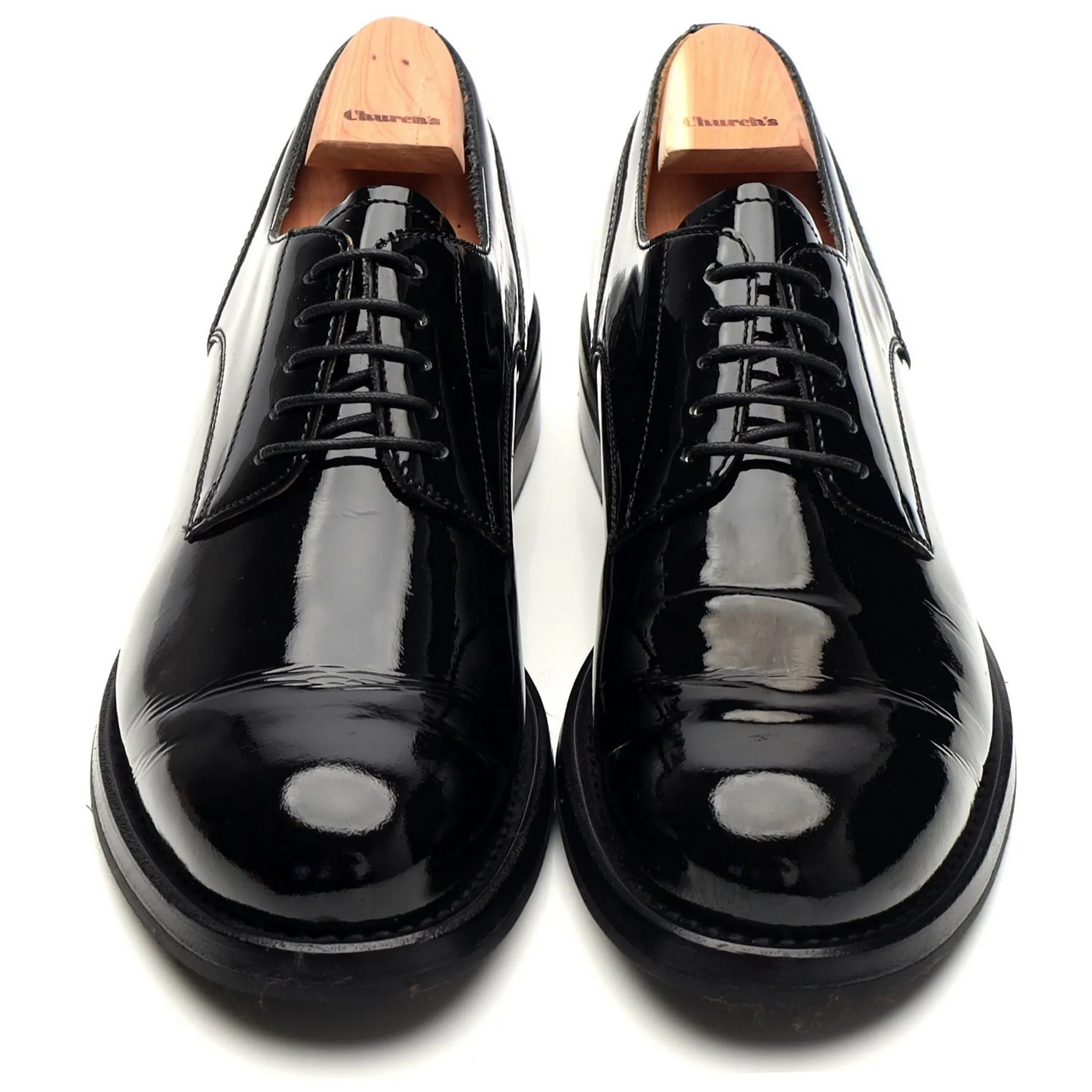 Women's 'Louise' Black Patent Leather Derby UK 4.5 EU 37.5