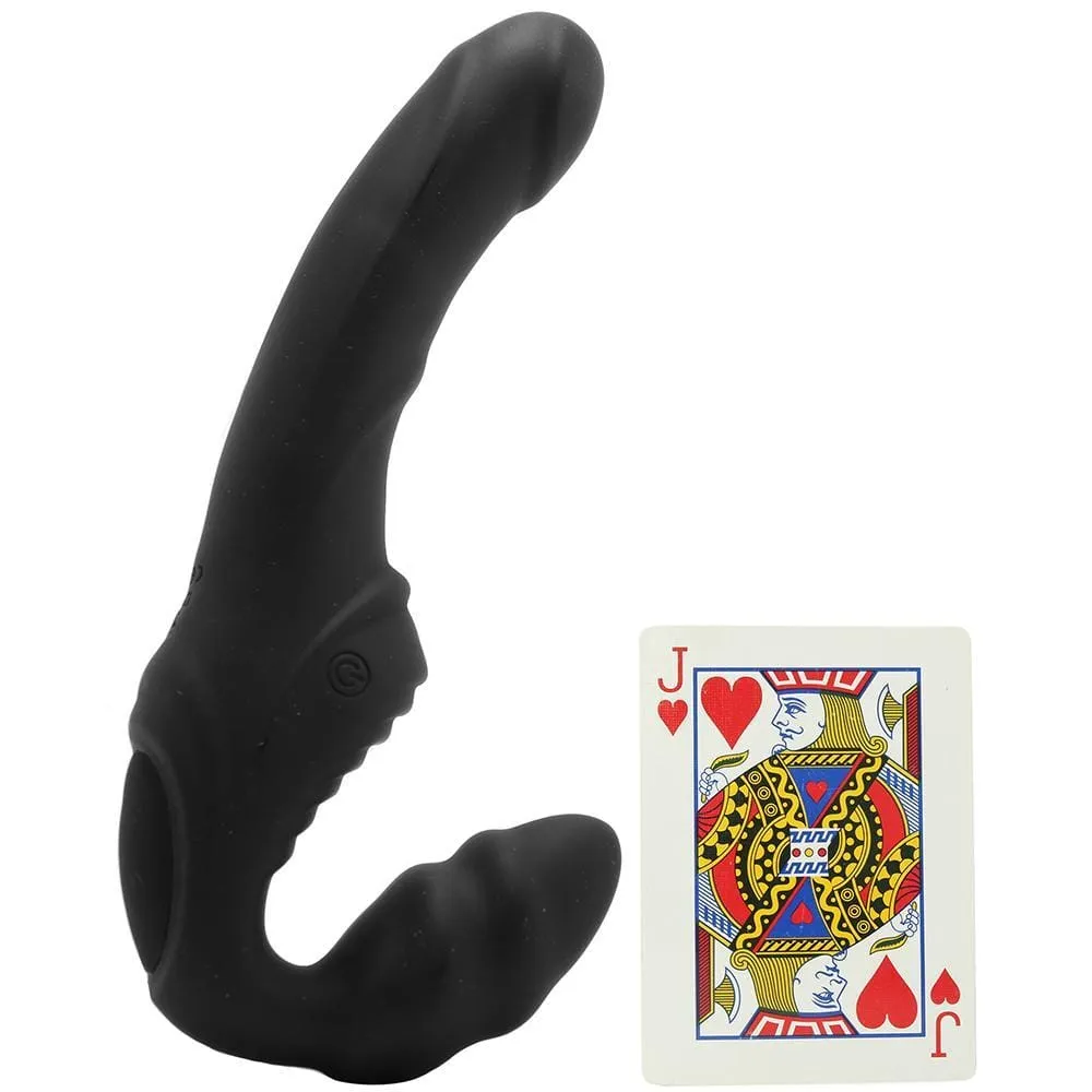 XR Brands U Strap Pro Rider 9X Vibrating Strapless Strap-On